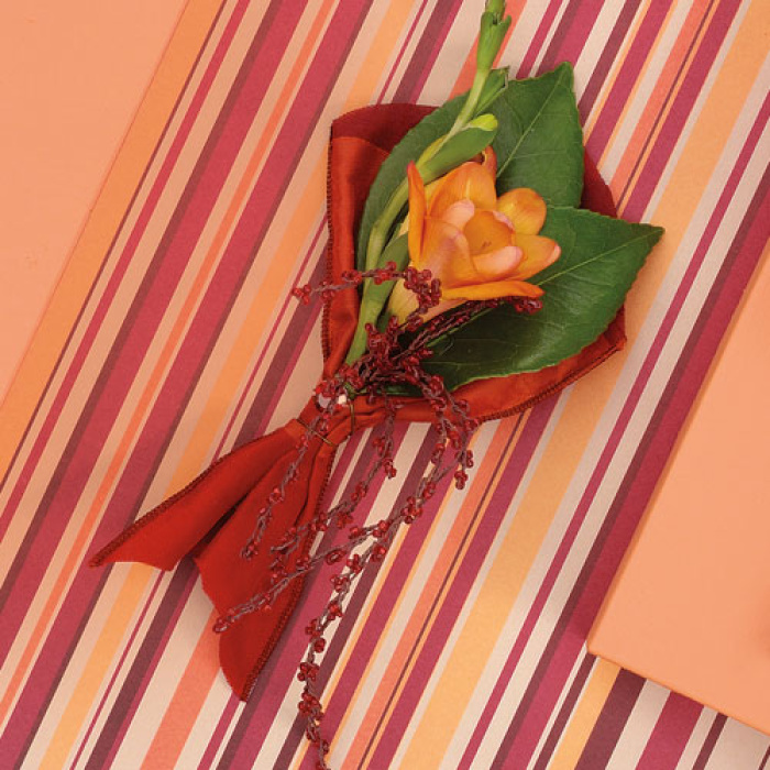 Freesia Boutonniere