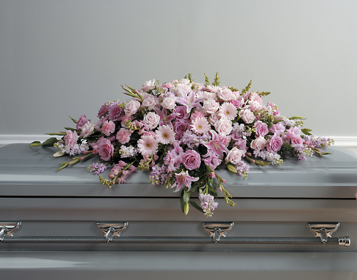 The Pink Casket Spray