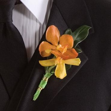 Spray Orchid Boutonniere