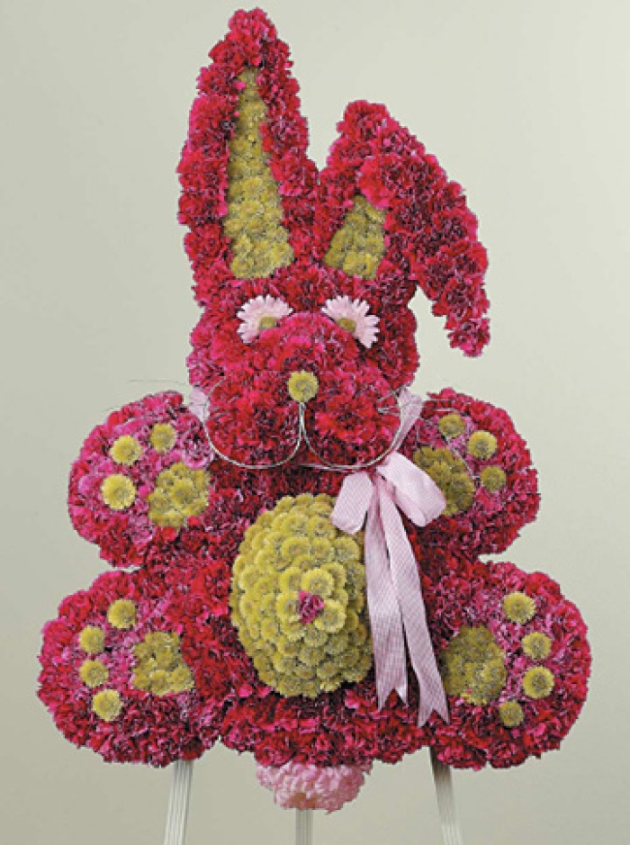 Pink & Green Bunny