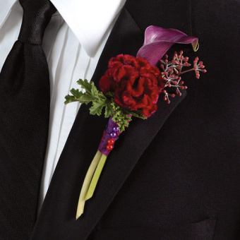 Calla lily Boutonniere