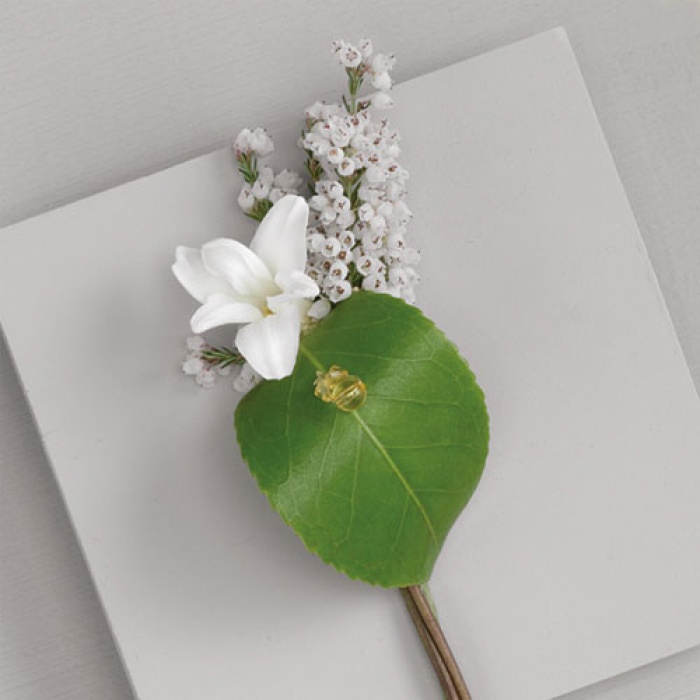 White Boutonniere