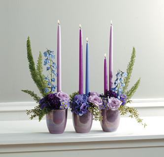 Blue and Lavender Arrangement