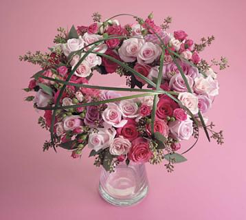 Pink & Magenta Wreath