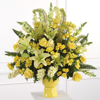 yellow Pedestal Arrangement