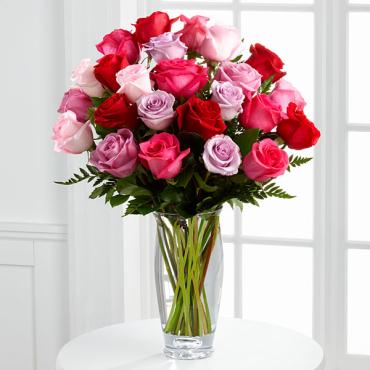 The Captivating Colorâ?¢ Rose Bouquet by Vera Wang